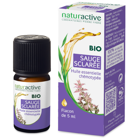 AROMATHERAPIE - Huile Essentielle Sauge Sclarée Bio - 5 ml