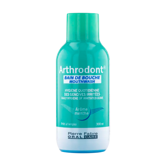 Arthrodont Bain de bouche gencives sensibles - Rafraîchit l'haleine 300 ml