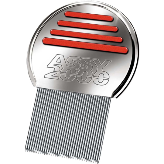Assy 2000 Peigne à Poux Métal – Coloris aléatoire anti-lentes