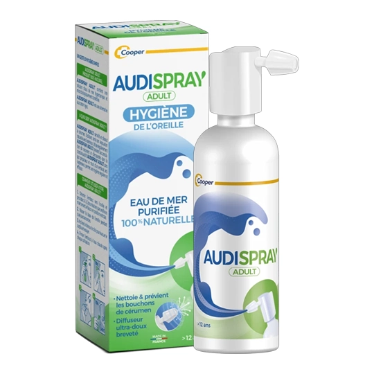 Audispray adulte Hygiène de l'oreille 50 ml