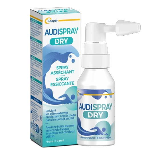 Audispray Dry Traitement préventif de l'otite du baigneur 30 ml