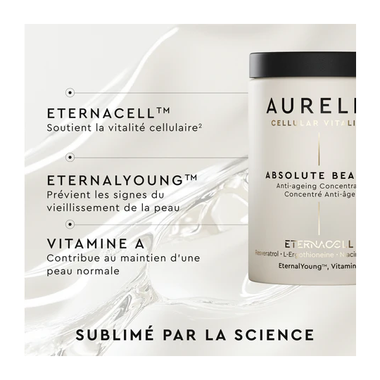 Aurelia Absolute Beauty Complément alimentaire anti-âge peau 30 capsules – Rides, fermeté et éclat
