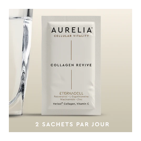 Aurelia Collagen Revive 30 sachets – Collagène anti-âge peau fermeté, élasticité et éclat