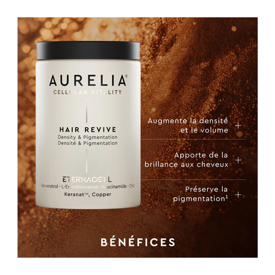 Aurelia Hair Revive Complément alimentaire cheveux – Densité, volume et brillance 60 capsules