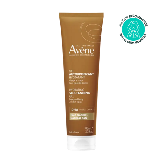 Avène Gel autobronzant hydratant 100 ml – autobronzant visage et corps