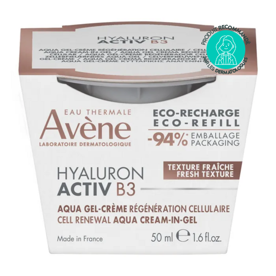 Avène Hyaluron Activ B3 recharge aqua gel-crème 50 ml — soin anti-rides repulpant