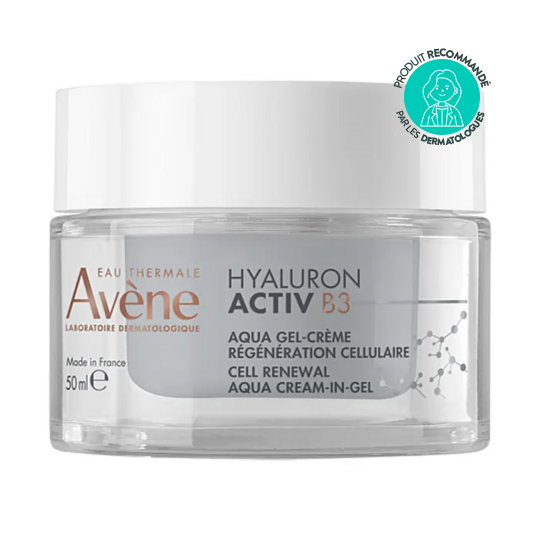 Avène Hyaluron Activ B3 Aqua Gel Crème Régénération Cellulaire 50 ml – Anti-âge global & texture fraîche