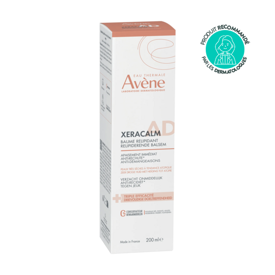 Avène Xeracalm AD baume relipidant 200 ml — soin anti-grattage peaux atopiques