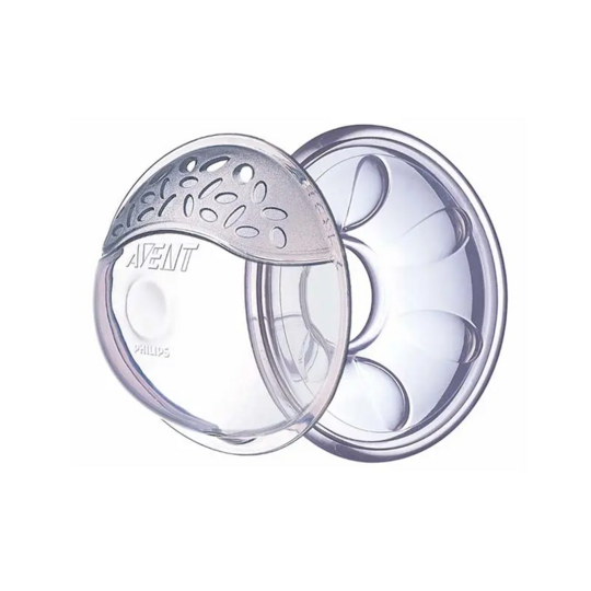 Philips Avent Coquilles Comfort d'allaitement — lot de 2 coquilles silicone protection et recueil de lait