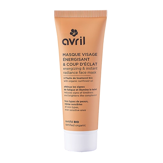 Avril Masque visage énergisant & coup d’éclat 50ml