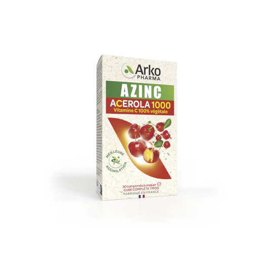 Arkopharma Azinc Acérola 1000 30 comprimés
