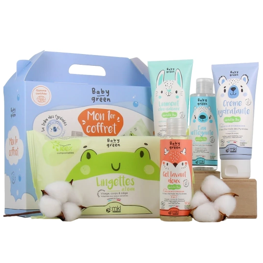 BABY GREEN COFFRET Naissance - 5 Produits