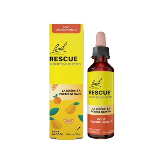 Rescue Orange-Mangue Compte-Gouttes - 20 ml