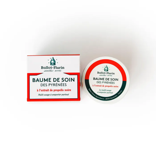 Ballot‑Flurin Baume de soin à la propolis des Pyrénées 30 ml – baume réparateur propolis bio