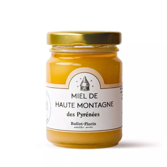 Ballot‑Flurin Miel de haute montagne des Pyrénées 125 g – miel floral d’altitude