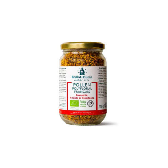 Ballot-Flurin Pollen polyfloral bio 210 g — complément alimentaire immunité vitalité et résistance