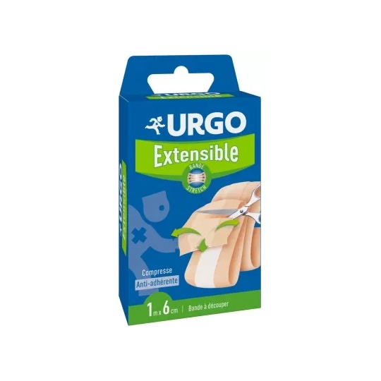 URGO Extensible  Bande à Découper1 m x 6 cm