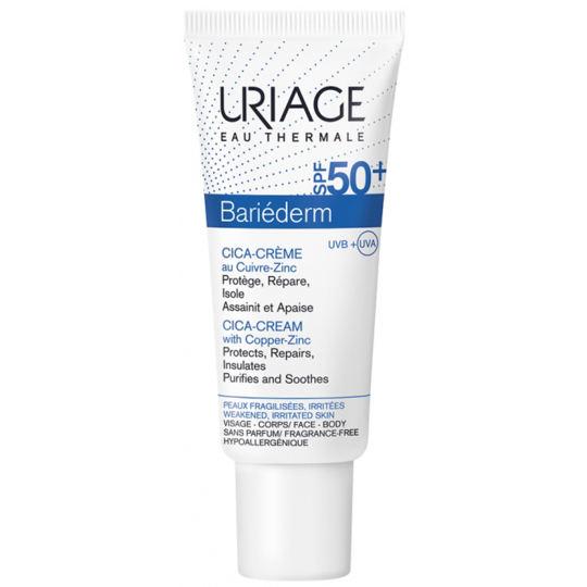 BARIEDERM - Cica-Crème au Cuivre-Zinc SPF50+ - 40 ml