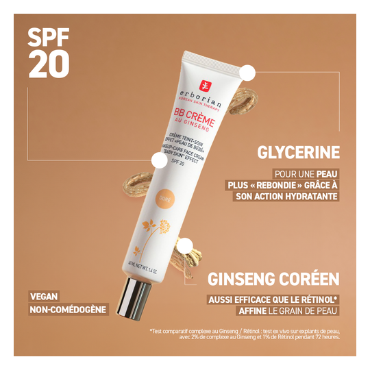 Erborian BB Crème au Ginseng 15 ml Cosmétiques Coréennes Vegan