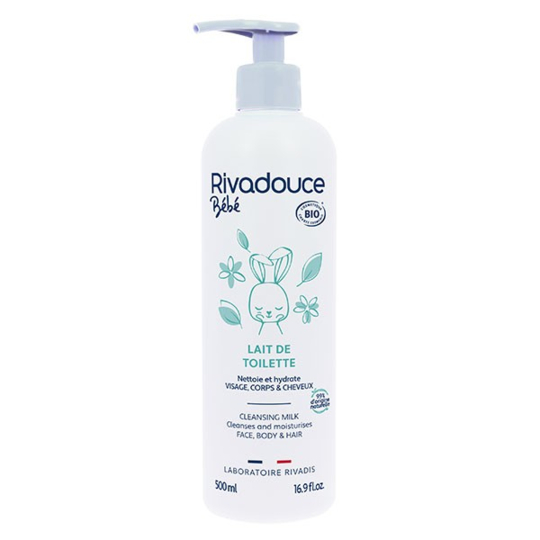 BEBE BIO - Lait de Toilette Visage et Corps - 500 ml