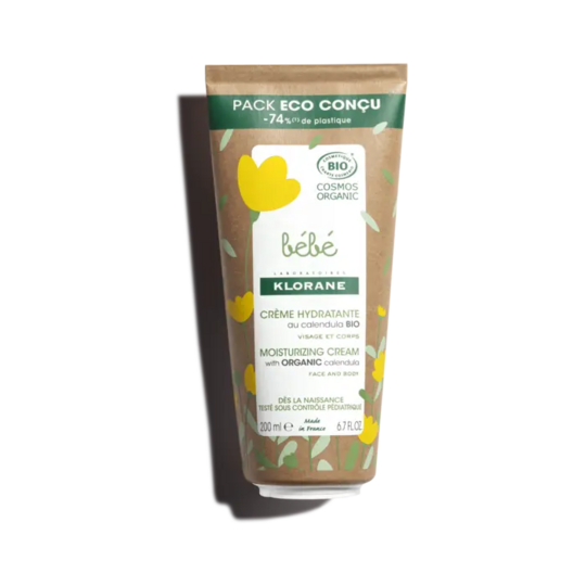 Klorane Bébé Crème Hydratante Au Calendula Bio 200ml