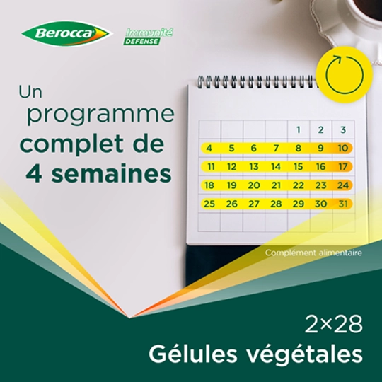 Berocca Immunité Défense 2x28 comprimés