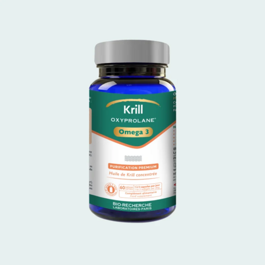 Oxyprolane Oméga 3 Krill 60 capsules santé cardiovasculaire et foie