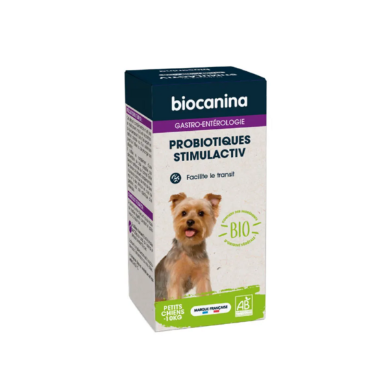 Biocanina Stimulactiv Bio Transit Petit Chien 57 g – Probiotiques pour le confort digestif