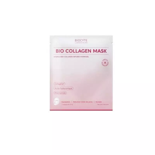 Biocyte Masque hydrogel bio-collagène 34 g — soin hydratant repulpant visage