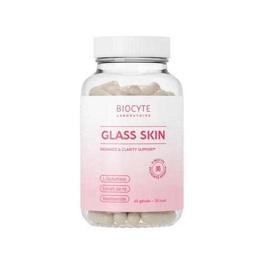 Biocyte K-beauty glass skin 60 gélules – éclat du teint et effet miroir – L-glutathion et vitamine C