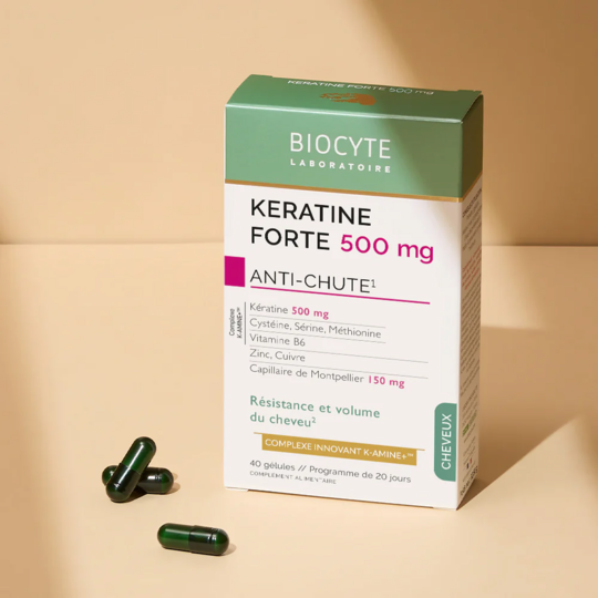 Biocyte Keratine Forte 500 mg Anti-chute 40 gélules