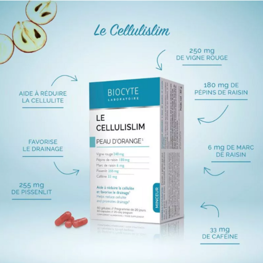 Biocyte Le Cellulislim 60 gélules
