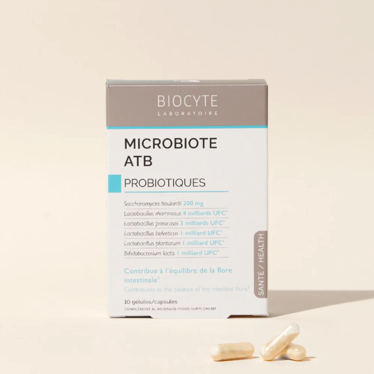 Biocyte Microbiote ATB Probiotiques - Flore intestinale 10 gélules