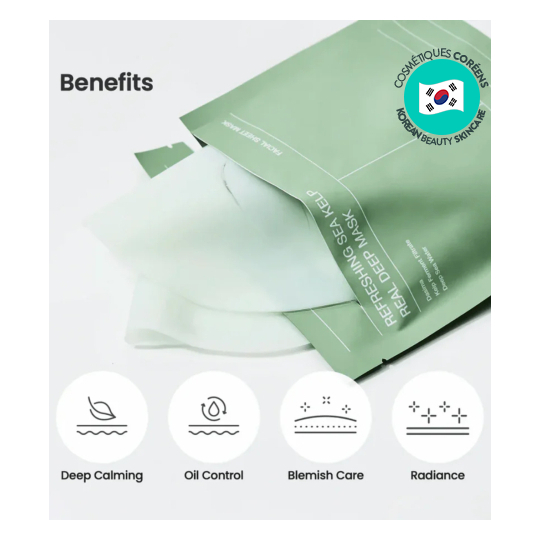Biodance Refreshing Sea Kelp Real Deep Mask masque hydrogel apaisant peau grasse et sensible