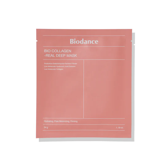 Biodance Real Deep Mask Bio Collagen masque visage hydratant raffermissant 1 masque