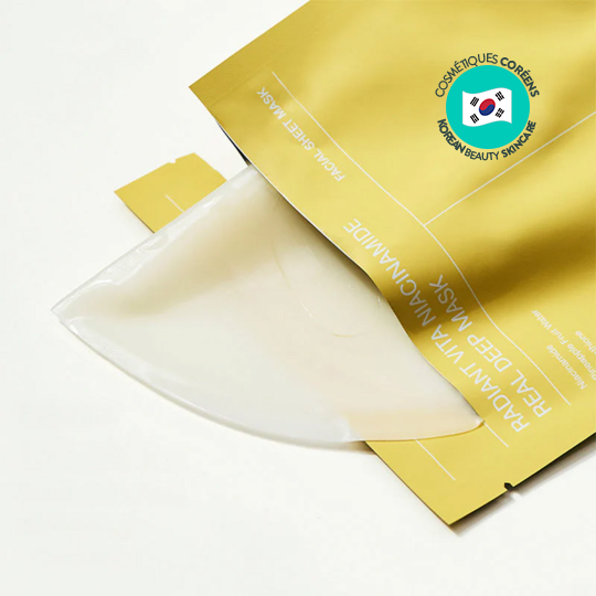 Biodance Radiant Vita Niacinamide Real Deep Mask 34g masque hydrogel éclat et anti-taches