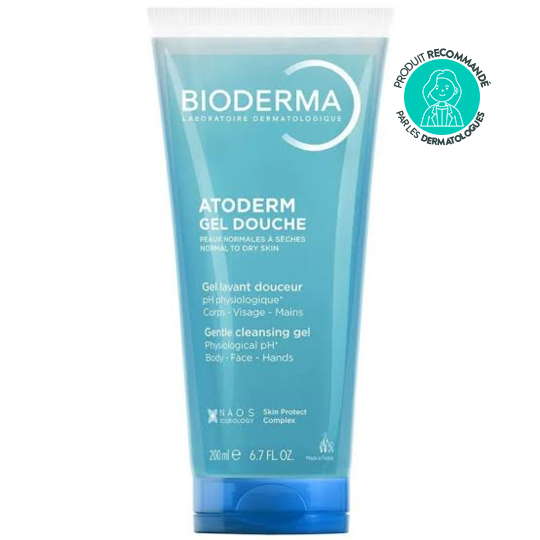 Bioderma Atoderm Gel Douche 200 ml – Nettoyant douceur peaux normales à sèches