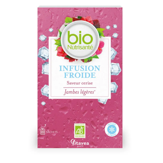 Bio Nutrisanté Infusion Froide Jambes Légères 20 sachets