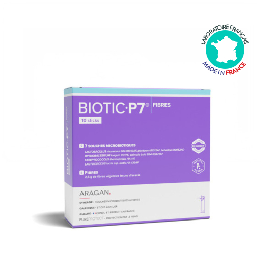 Biotic P7 Entéro Adulte Aragan 14 sachets – Équilibre intestinal et flore digestive