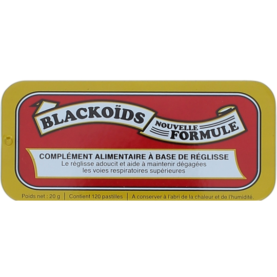 Blackoïds du Docteur Meur Réglisse - Pastilles à sucer Boîte de 20g