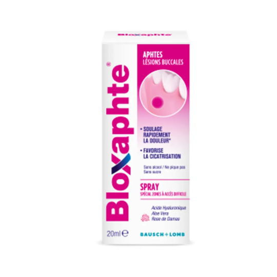Bloxaphte Spray Adulte Sans Alcool 20 ml – Hygiène et soulagement des muqueuses buccales