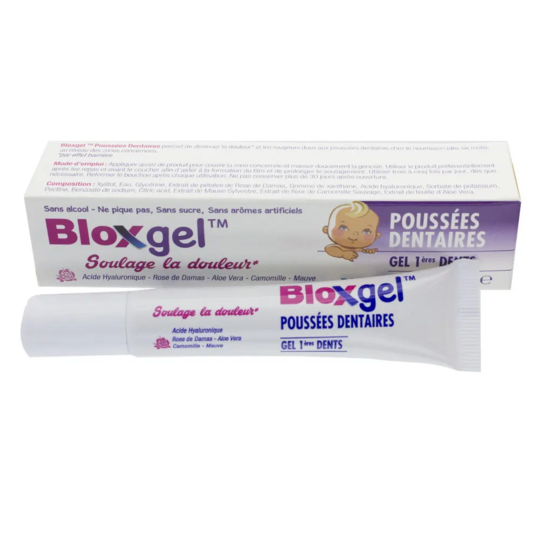 Bloxgel gel poussées dentaires Gel gingival bébé dès 6 mois 15 ml