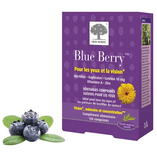 New Nordic Blue Berry 120 comprimés