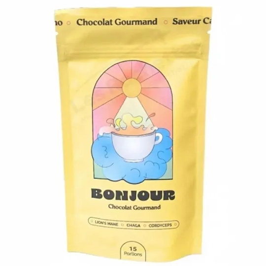 Bonjour Super Café saveur chocolat gourmand 90 g – Café adaptogène