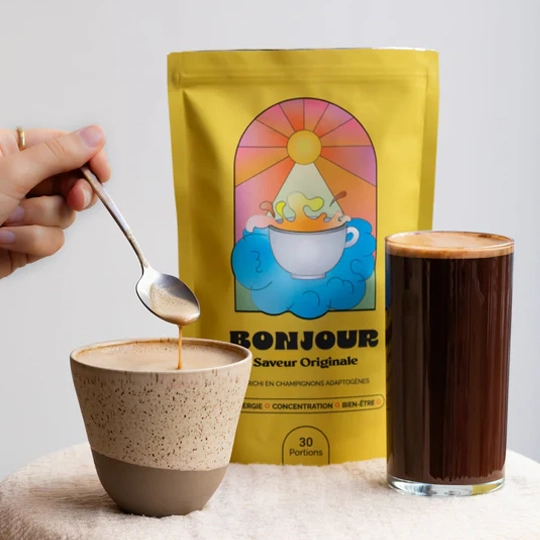 Bonjour Boisson Adaptogène Saveur Café 180 g