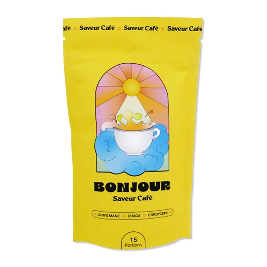 Bonjour Boisson Adaptogène Saveur Café 90 g boisson adaptogène énergie & équilibre