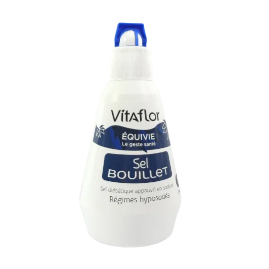 Sel Bouillet Vitaflor 240g sel diététique pauvre en sodium riche en potassium
