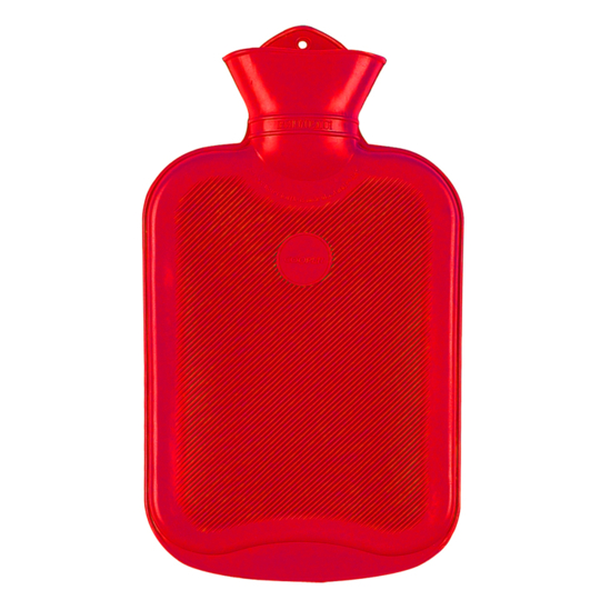 Bouillotte à Eau Nue Rouge - 2 l