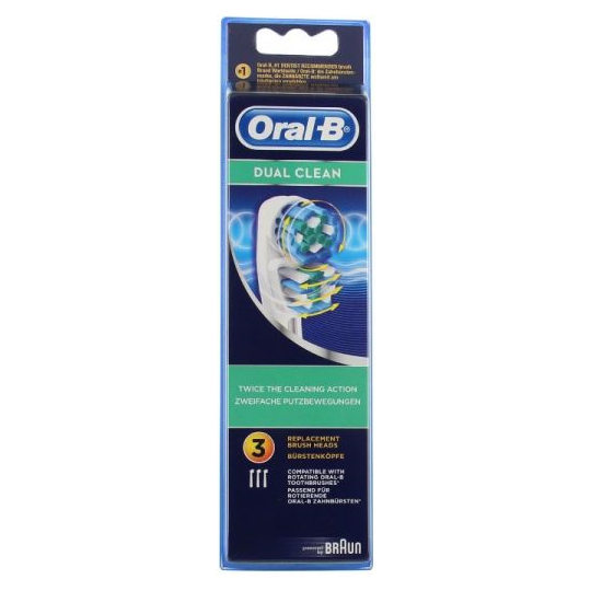 Brossettes Dual Clean EB417 - 3 brossettes
