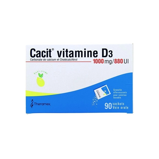Cacit Vitamine D3 1000 mg / 880 ui – calcium, vitamine d3, carance osseuse médicament sans ordonnance